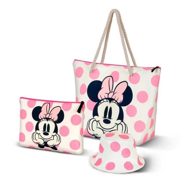 Hættebucket - KARACTER MANIA - Dots - Barn - Pink - Efterår/Vinter Rose