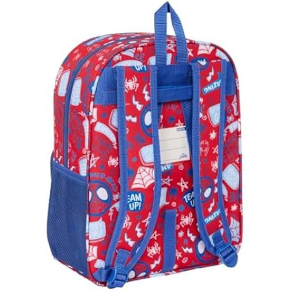 Barnryggsäck - SAFTA - Spiderman - Anpassningsbar till vagn - Lätt att rengöra - Unisex