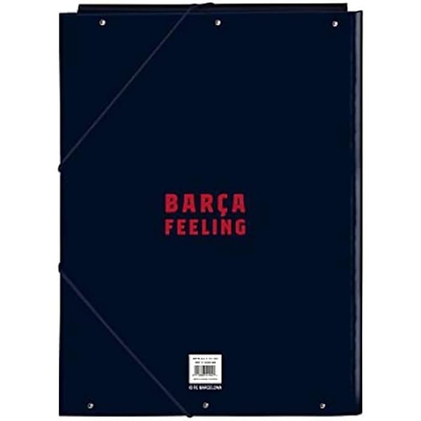 Foliopärm - SAFTA - F.C. BARCELONA - 3 flikar - Bekvämt - Mångsidig marinblå
