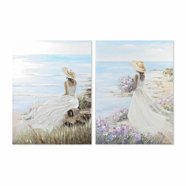 kvinna ram 90 x 4 x 120 cm medelhavs (2 enheter)