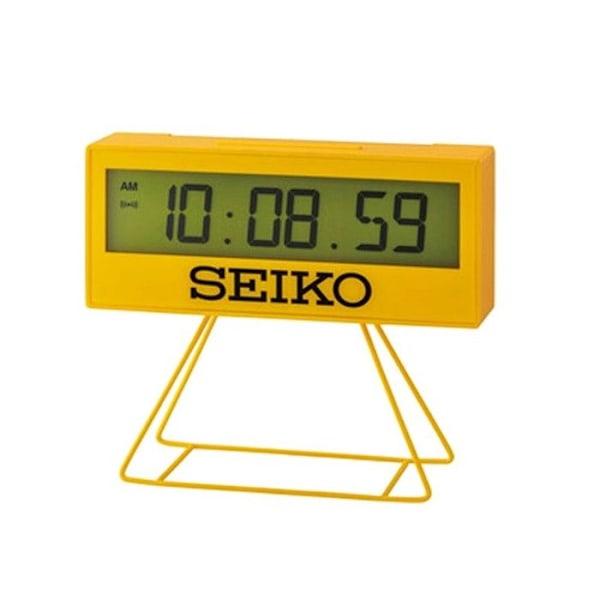 Digital väckarklocka - SEIKO - QHL083Y - Gul - Alarm - Japanskt kvarts - Plast Gul