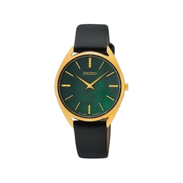 Ur - SEIKO - SWR080P1 - Simili Guld - Kvarts - 5 ATM Guld, Grön