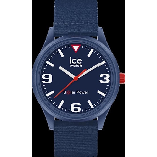 Kello - Jääkello - 020059 - Kvartsi - Analoginen - Sininen Kangashihna 19 cm