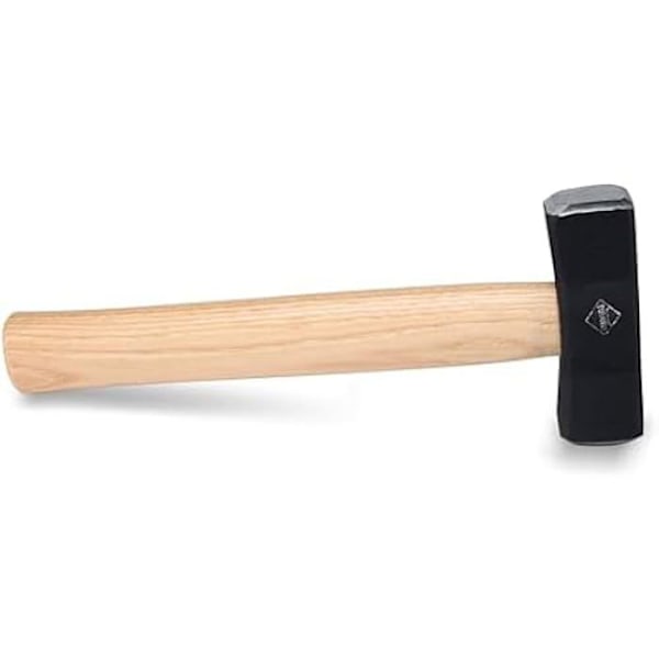 RUBI 71896 kruka - 700 g - Valnötsträhandtag - Smidet stålhuvud - Hög hållbarhet Svart