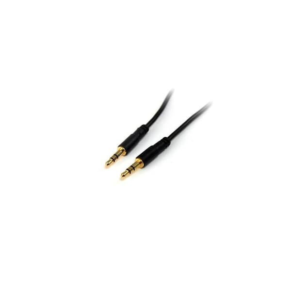Audio jack kabel 3,5 mm - STARTECH - MU10MMS - 3m - Sort