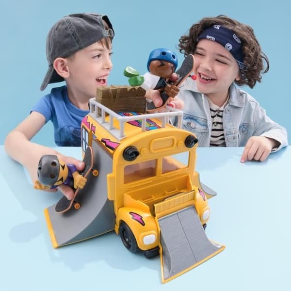 SPIN MASTER PLAYSET TRUCK SK8 CREW Teak Deck Gul du sort
