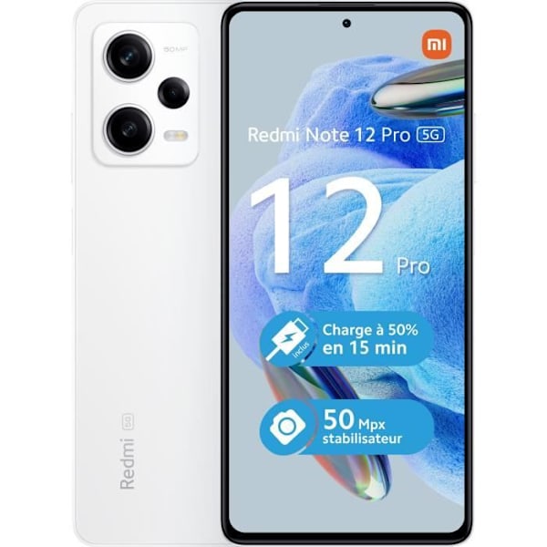 XIAOMI Redmi Note 12 Pro 128GB 5G valkoinen Vit