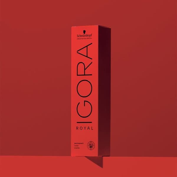 Permanent hårfarve Schwarzkopf Igora Royal 1-0 Sort - Ammoniakfri - 60ml Sort