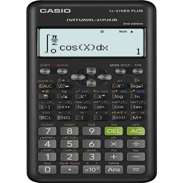 Casio FX-570ES+ regner calculator Sort