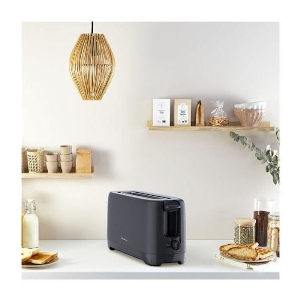 MOULINEX - Leivänpaahdin - 1 paikka - 1000 W - Aamu - matta yösininen - LS2M0810 Midnattsblå