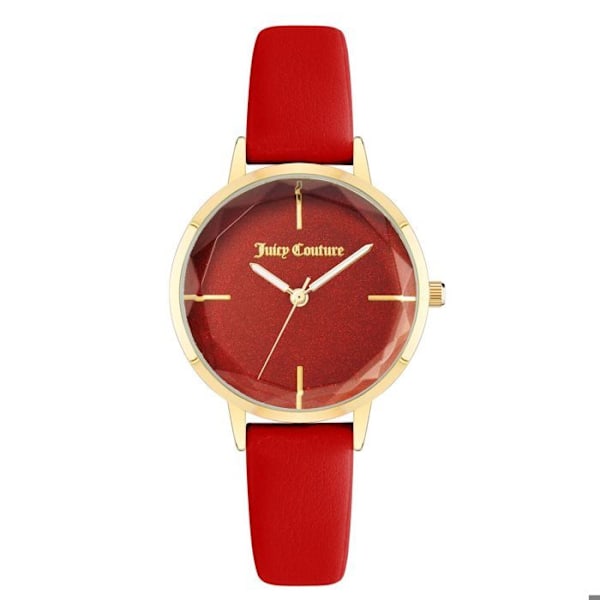 Kvinnoarmbandsur - Juicy Couture - JC1326GPRD - Läder - Kvarts - Analogt röd/röd