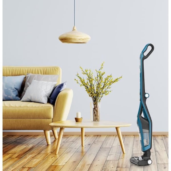 ROWENTA RH6751WO Dual Force 2 in 1 sladdlös stickdammsugare, integrerad handdammsugare, motordriven borste med LED-belysning