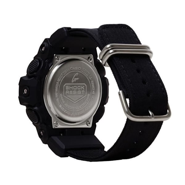 Casio Ur - Mænd - GA-700BCE-1AER - Vandtæt 20 Atm - Sort Stofrem Svart