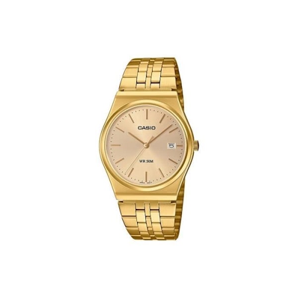 Ur - CASIO - MTP-B145G-9AVEF - Guldfarvet Stål - Vandmodstandsdygtighed 5 Atm - Kvarts gyllene
