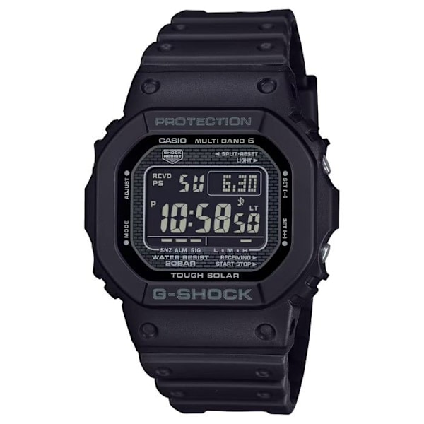 Ur - Casio - GW-5000HS-1ER - Sort - Vandtæt 20 bar - Plastikrem Svart