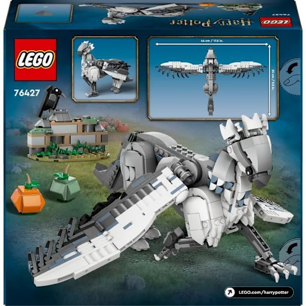 LEGO® Harry Potter 76427 Buckbeak - Hippogrif - Födelsedagspresentidé för barn Vitt och grått
