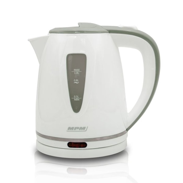 Sähkökannus - MPM - MCZ-64 - 1 litra - 1200 W - Ilman BPA:ta - Langaton