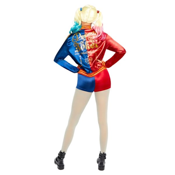 Amscan Harley Quinn självmordsdräkt Röd jag