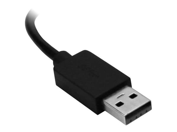 USB 3.0 Hub - STARTECH - 4 porte - 3x USB-A og 1x USB-C - Opladning og synkronisering - Sort