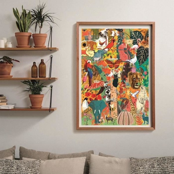 CLEMENTONI - Compact 1000 brikker - Mere er mere - Dyr & Botaniske