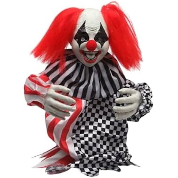 Festdekoration - BigBuy Home - Halloween Klovn - 36 cm - Flerfarvet - Dekorative genstande mångfärgad