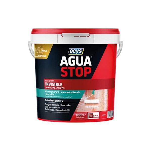 GENERIC - Aguastop Invisible 4l - Vedeneristys kattoihin ja terasseihin - Valkoinen