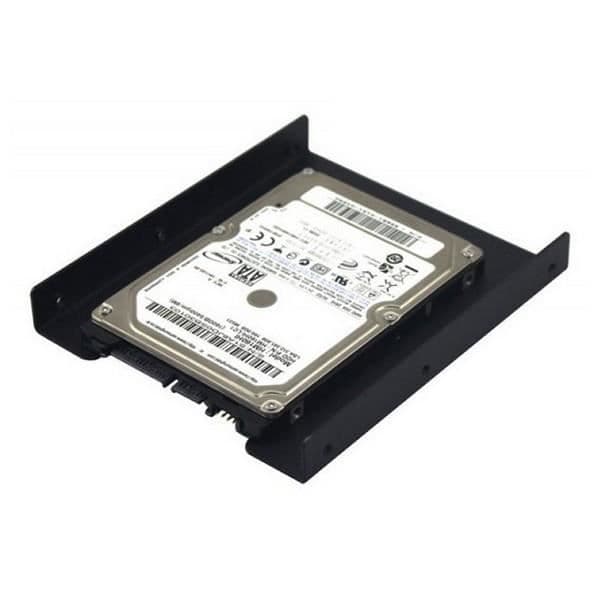 Sovitin - CoolBox - COO-AB3525M - Metallinen - 2,5" -> 3,5" - Musta