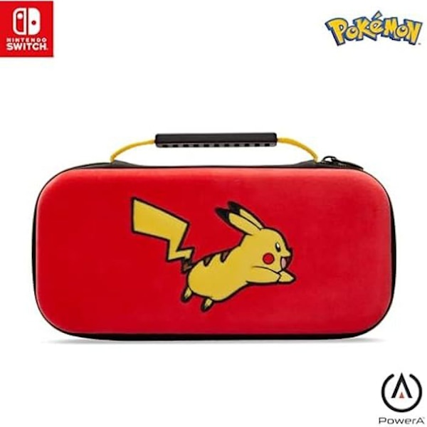 Skyddshölje från PowerA för Nintendo Switch (OLED-modell) - Pikachus hopp, skyddsfodral, spelväska, väska för Pikachus hopp