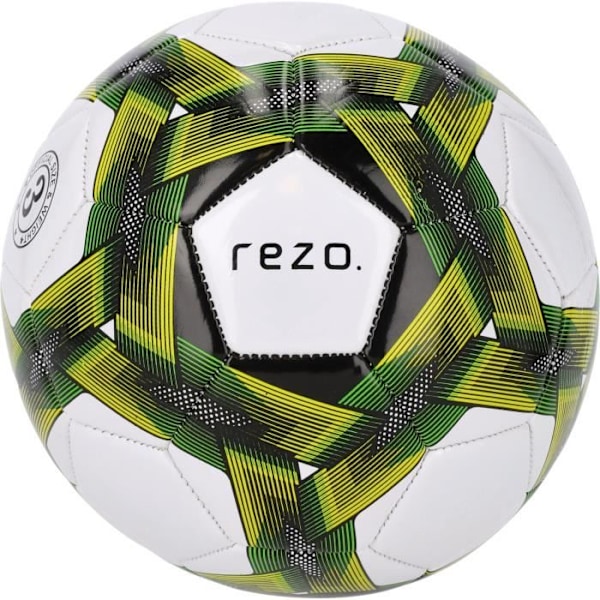 Fodbold - REZO - PVC - Størrelse 4 - Bicolour Gul - Holdbar Vit Grön Gul
