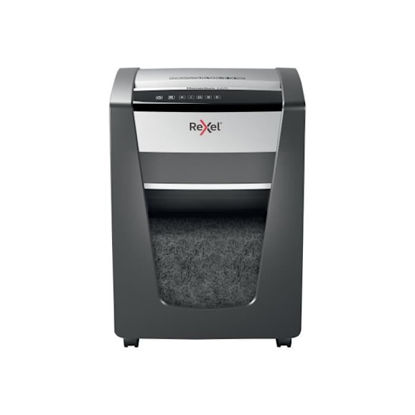 Papirshredder - Rexel - Momentum X420 - P4 - 20 ark - 30 L - Sort sort