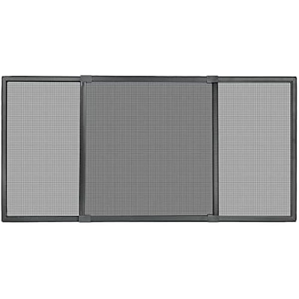 Myggenet - SCHELLENBERG - 50813 - Skydevindue - Grå aluminium - Justerbar 193x75 cm