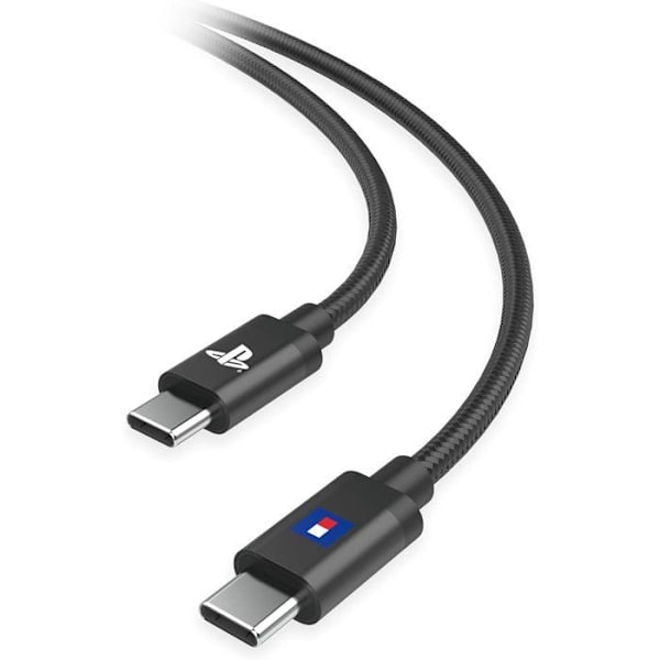 USB-C til USB-C ladekabel - Hori - PlayStation til DualSense og DualSense Edge PS5 controller - Længde 3 m - Sort
