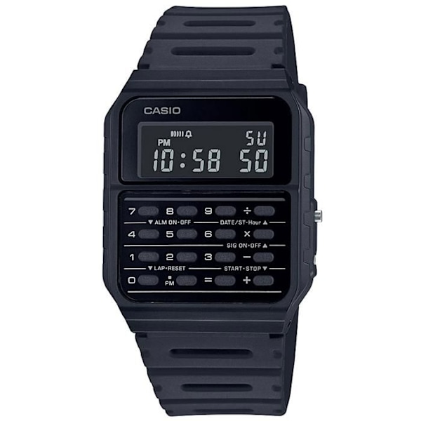 Kello - CASIO - CA-53WF-1BEF - Vedenpitävä - Sekuntikello - Hälytin Svart