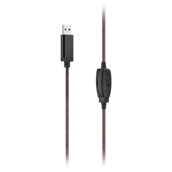 Kuulokemikrofoni - HAMA - HS-USB400 V2 - Stereo - Langallinen - Musta