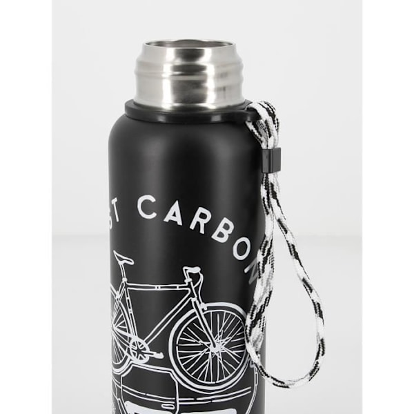 Isolationsflaske - Campei - Unik billede - 600 ml - Rustfrit stål - Sort Sort