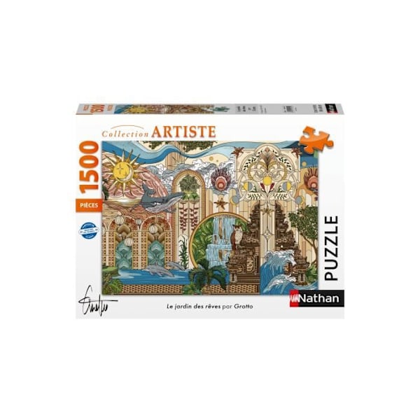 Puzzle med 1500 brikker - Drømmenes Have, fra 14 år, Puzzle i høj kvalitet, Kunstnerkollektion, 12001612, Nathan