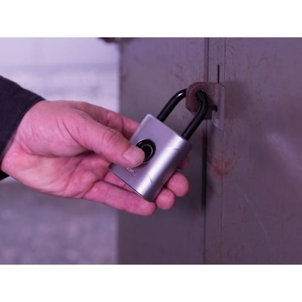 Cylindrar - ABUS - 57/45 Touch - Biometrisk öppning - Väderbeständig - 360° sensor Grå