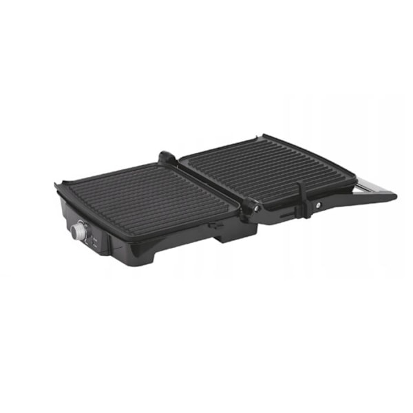 Grill, Kontaktgrill, Højderegulerbar, 180° Åbning, Non-stick Plader MPM MGR-09M 2000W Sort/Sølv 00149