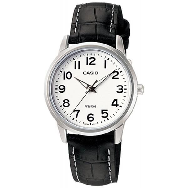 Kvinders Ur - Casio - 19653 - Sort Rem - Kvarts Bevægelighed - Voksen Svart