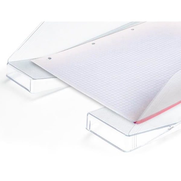 Postlåda - Q-Connect - A4+ - Stapelbar - Transparent - 350x255x65mm Transparent