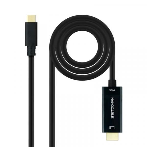 USB Type-C til HDMI-kabel - Nanocable - 10.15.5133 - 3 m - RoHS-certificeret - Han stik
