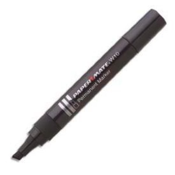 Markörer - PAPER MATE - M15, W10 - Bläck med låg lukt - Polypropenkropp - Fin spets Svart