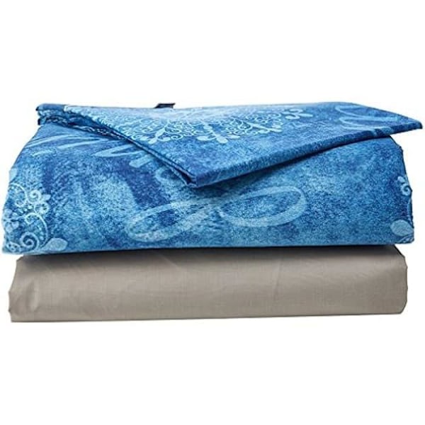 Sängkläder - Gale Hayman Nordic Jeans Style - Blå - Hög kvalitet - 180 x 205 x 5 cm Blå