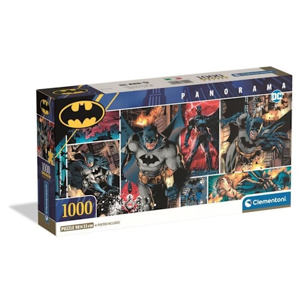 CLEMENTONI - Compact 1000 dele Panorama - Batman