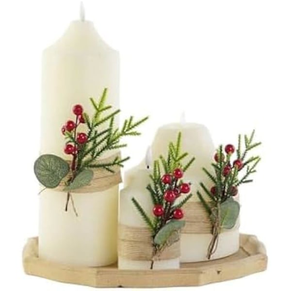 Ljus - DKD HEMINNREDNING - Flerfärgad - 7 x 7 x 15 cm - Inredning - Blandat Flerfärgad