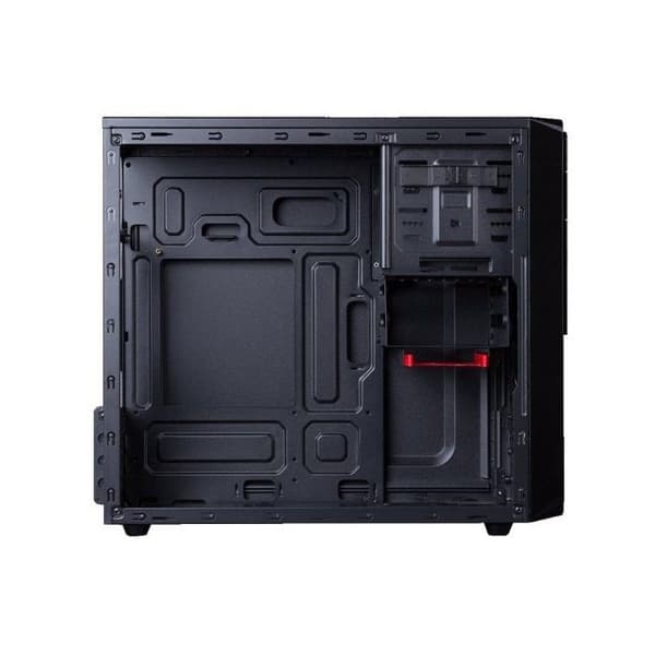 HIDITEC Q9 Pro PC cover - Sort micro ATX mikrotårn - 4 interne båse - 2 USB 3.0 porte
