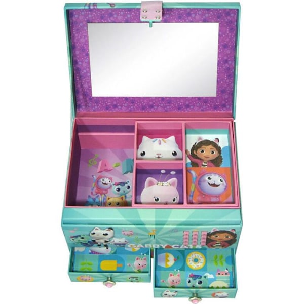 Smyckeslåda - Kids Licensing - Gabbys Dockhus - Turkos - Barn - Flicka turkos