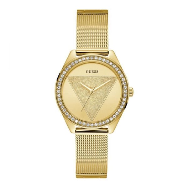 Klocka - Guess - Tri Glitz W1142L2 - Rostfritt stål - Kvarts - Guld Gul
