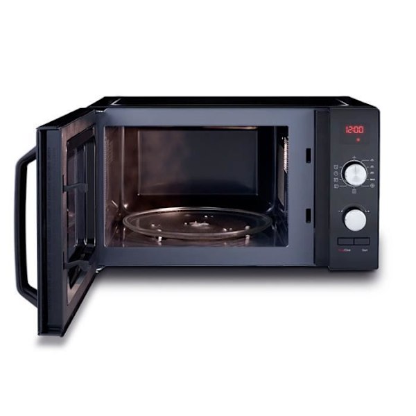 Flama Noir 1837FL mikroovn - 800W - 23L - 9 automatiske programmer Svart