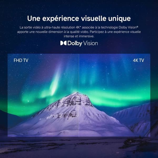 Smart TV Stick - XIAOMI - Mi - 4K - WiFi - Bluetooth - RAM 1 GB - ROM 2 GB - Sort